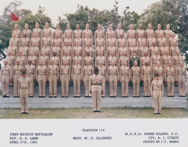 1965,MCRD Parris Island,Platoon 114