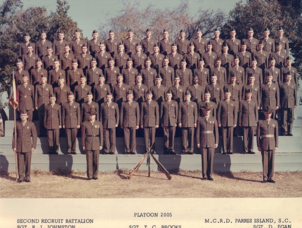 1965,MCRD Parris Island,Platoon 2005