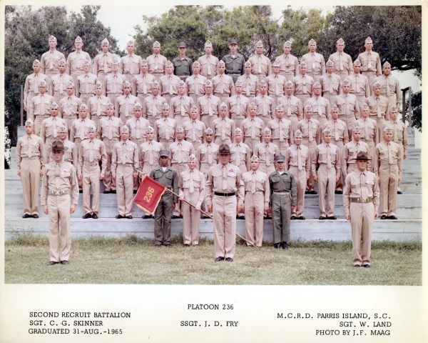 1965,MCRD Parris Island,Platoon  236