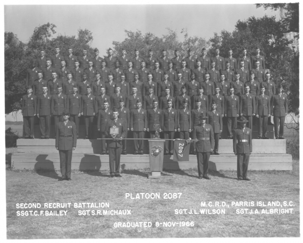 1966,MCRD Parris Island,Platoon 2087
