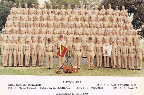 1966,MCRD Parris Island,Platoon 3065
