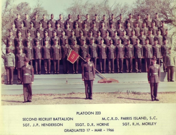 1966,MCRD Parris Island,Platoon 223