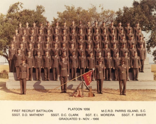1966,MCRD Parris Island,Platoon 1056