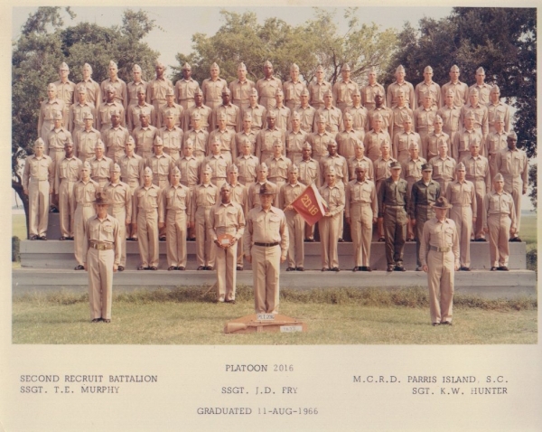 1966,MCRD Parris Island,Platoon 2016