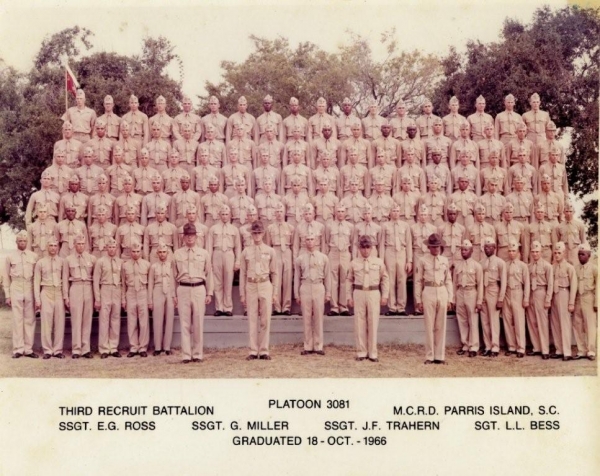 1966,MCRD Parris Island,Platoon 3081