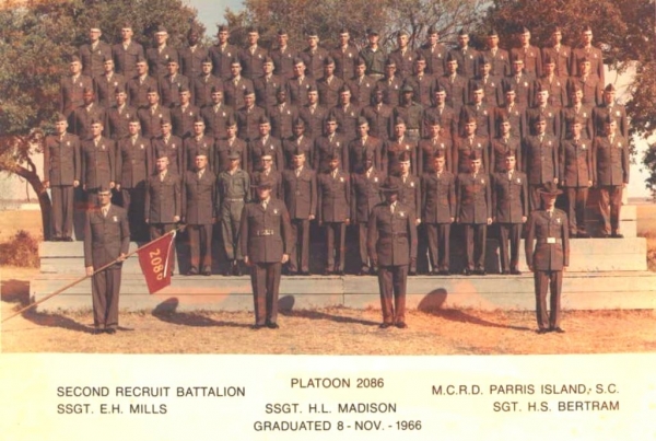 1966,MCRD Parris Island,Platoon 2086