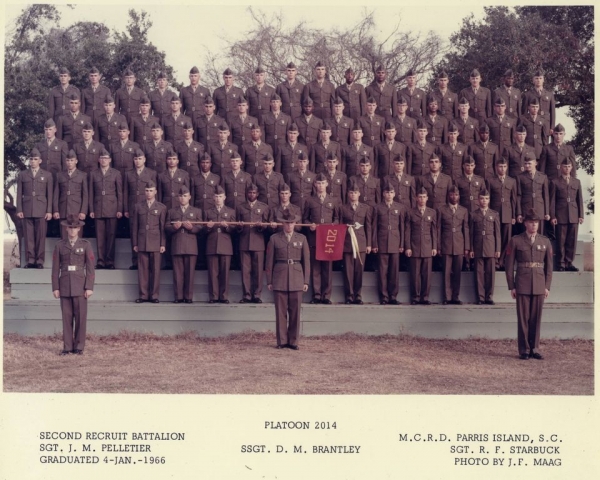 1966,MCRD Parris Island,Platoon 2014