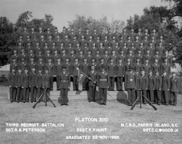 1966,MCRD Parris Island,Platoon 3110