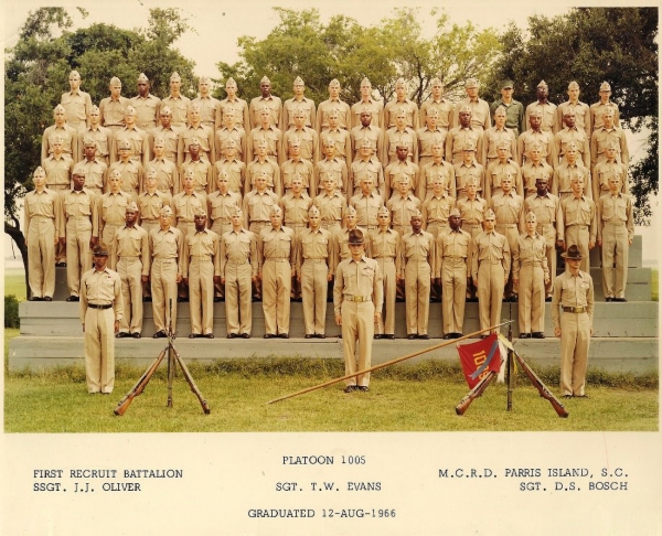 1966,MCRD Parris Island,Platoon 1005