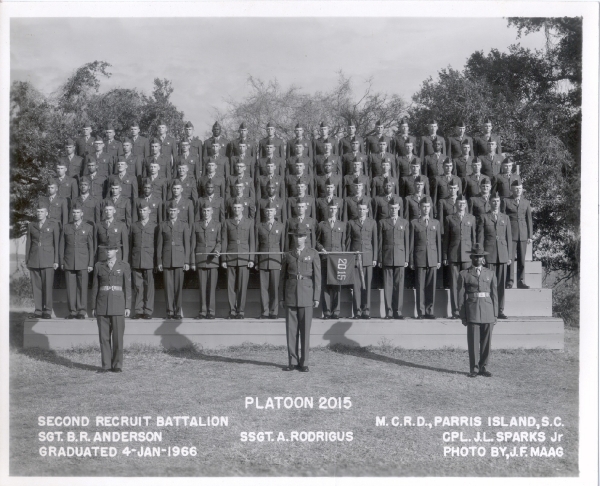 1966,MCRD Parris Island,Platoon 2015