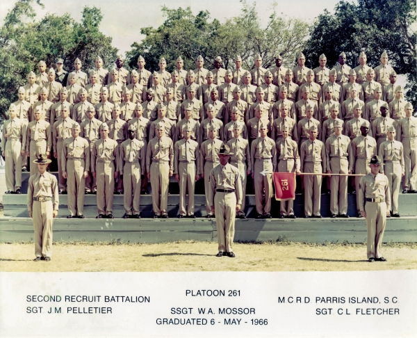 1966,MCRD Parris Island,Platoon 261