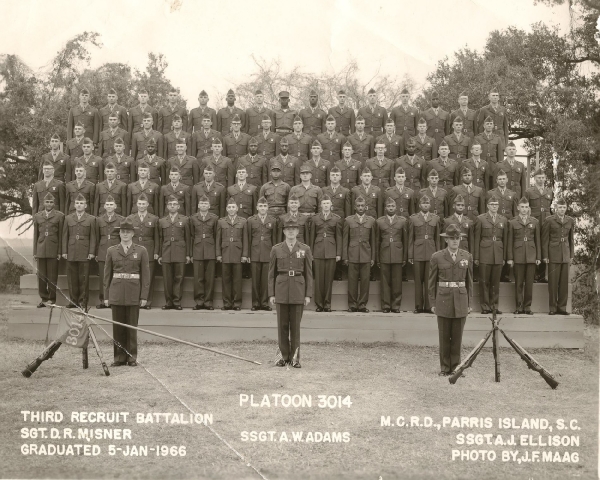 1966,MCRD Parris Island,Platoon 3014