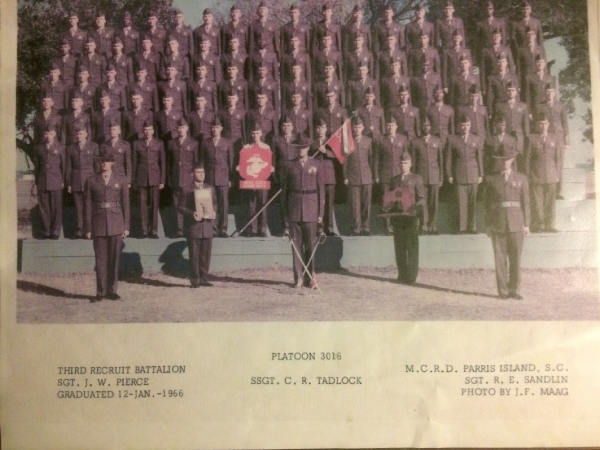 1966,MCRD Parris Island,Platoon 3016