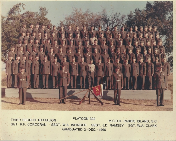 1966,MCRD Parris Island,Platoon 302