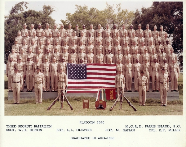 1966,MCRD Parris Island,Platoon 3030