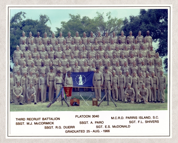 1966,MCRD Parris Island,Platoon 3040