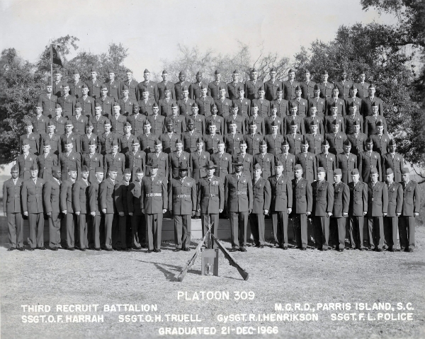 1966,MCRD Parris Island,Platoon 309