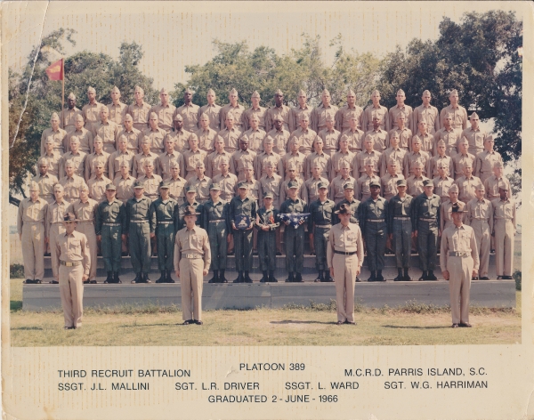 1966,MCRD Parris Island,Platoon 389