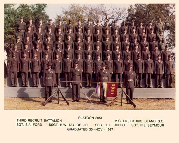 1967,MCRD Parris Island,Platoon 3051