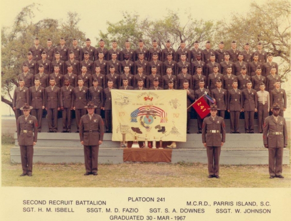 1967,MCRD Parris Island,Platoon 241