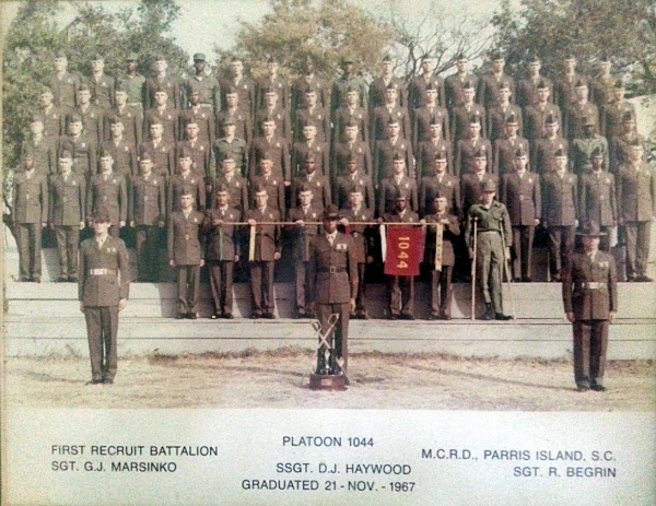 1967,MCRD Parris Island,Platoon 1044