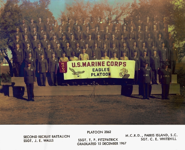 1967,MCRD Parris Island,Platoon 2062