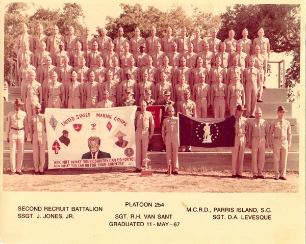 1967,MCRD Parris Island,Platoon 254