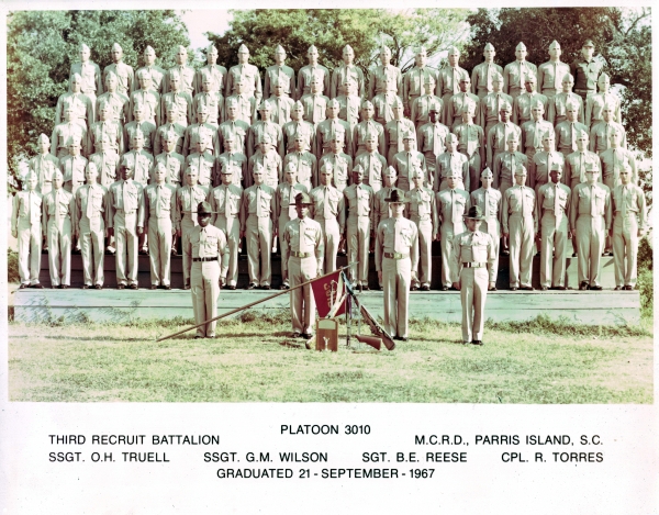 1967,MCRD Parris Island,Platoon 3010