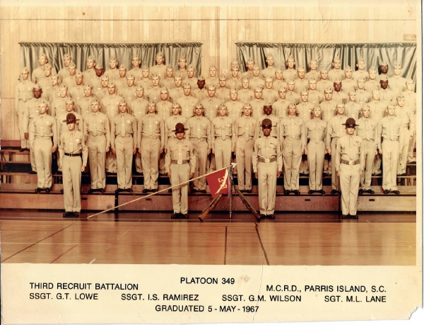 1967,MCRD Parris Island,Platoon 349