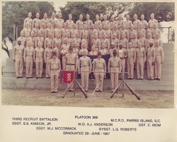 1967,MCRD Parris Island,Platoon 366