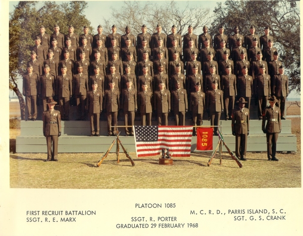 1968,MCRD Parris Island,Platoon 1085