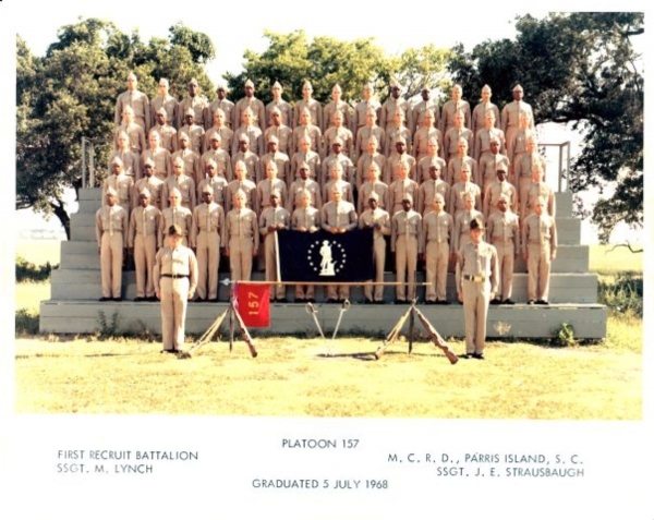 1968,MCRD Parris Island,Platoon 157