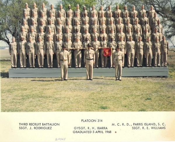 1968,MCRD Parris Island,Platoon 314
