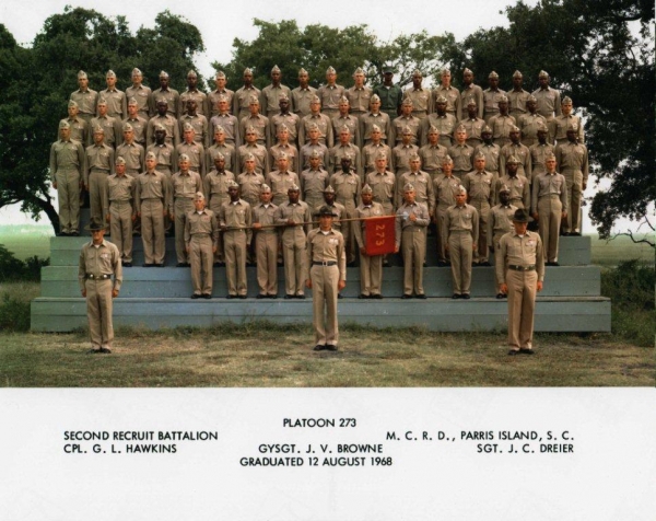 1968,MCRD Parris Island,Platoon 273