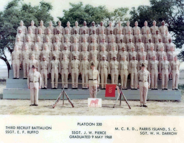1968,MCRD Parris Island,Platoon 330