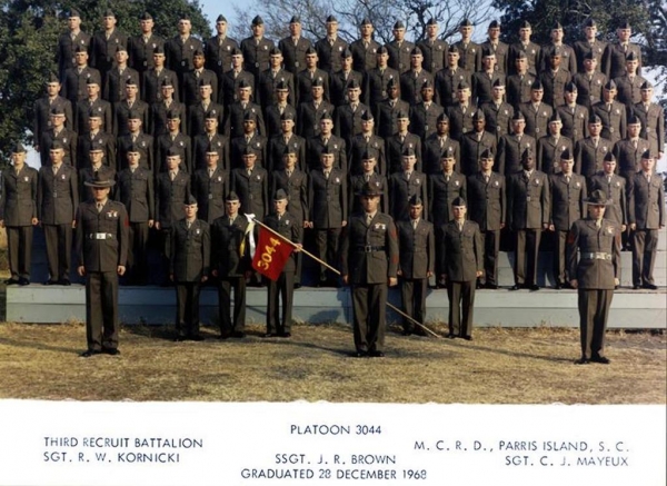 1968,MCRD Parris Island,Platoon 3044