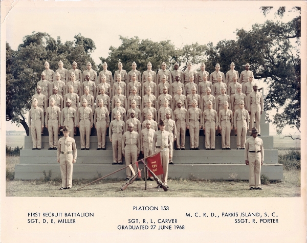 1968,MCRD Parris Island,Platoon 153