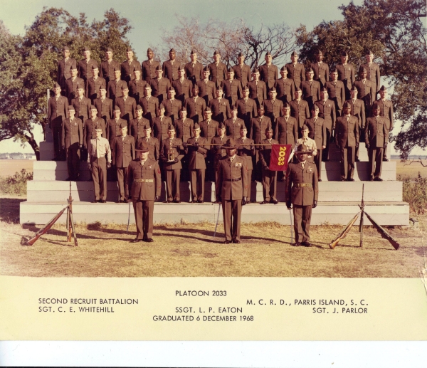 1968,MCRD Parris Island,Platoon 2033