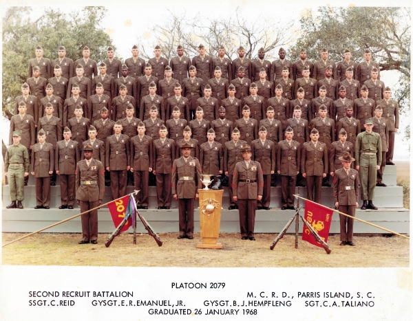 1968,MCRD Parris Island,Platoon 2079
