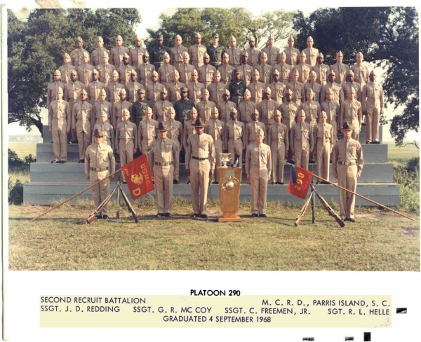 1968,MCRD Parris Island,Platoon 290