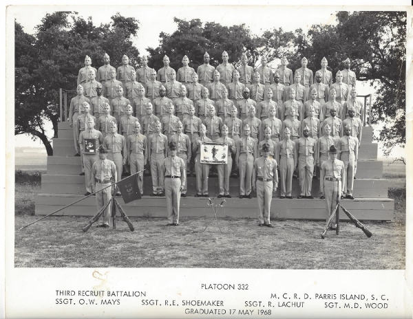 1968,MCRD Parris Island,Platoon 332