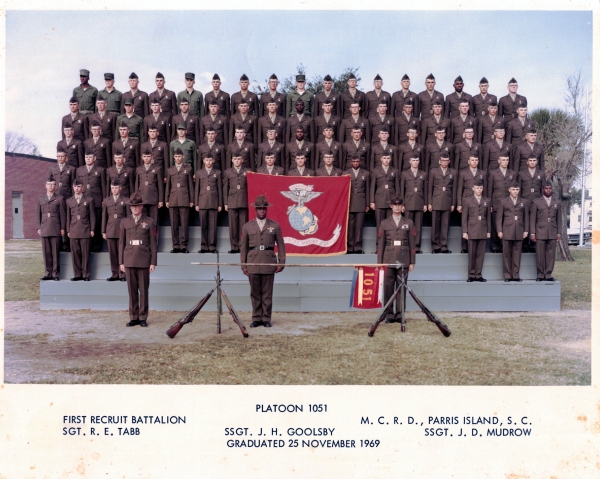 1969, MCRD Parris Island, Platoon 1051