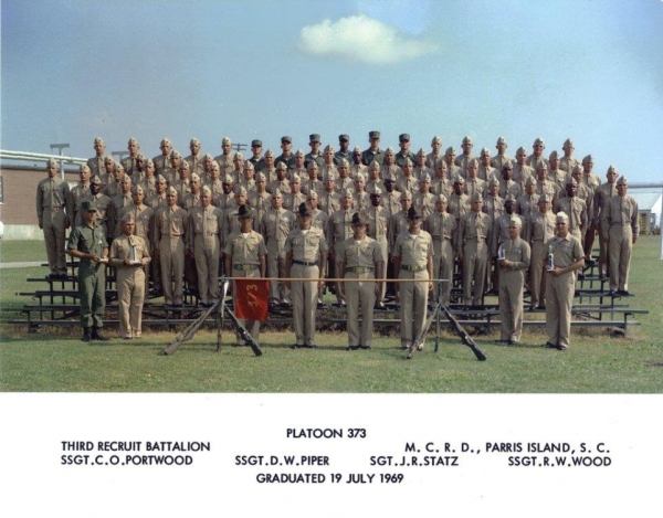 1969,MCRD Parris Island,Platoon 373