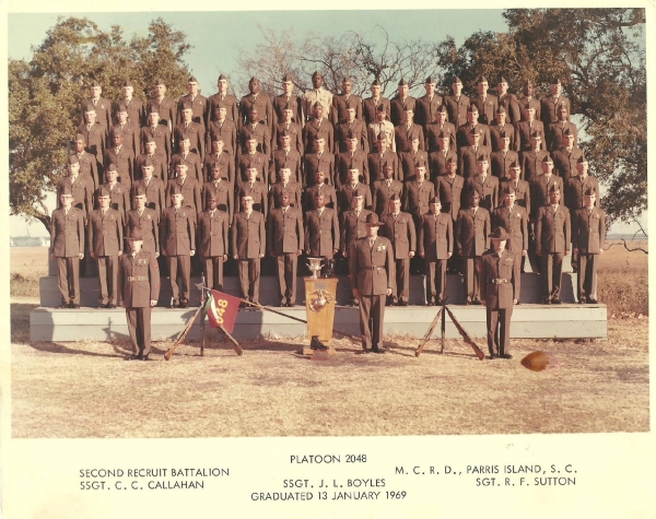 1969,MCRD Parris Island, Platoon 2048