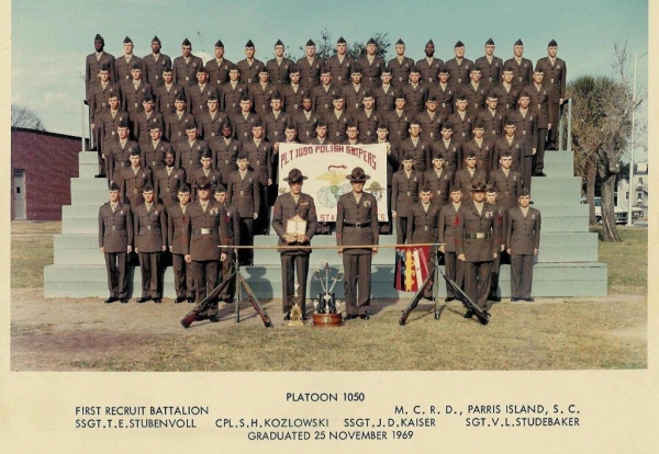 1969,MCRD Parris Island,Platoon 1050