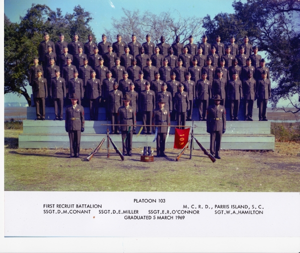1969,MCRD Parris Island,Platoon 103