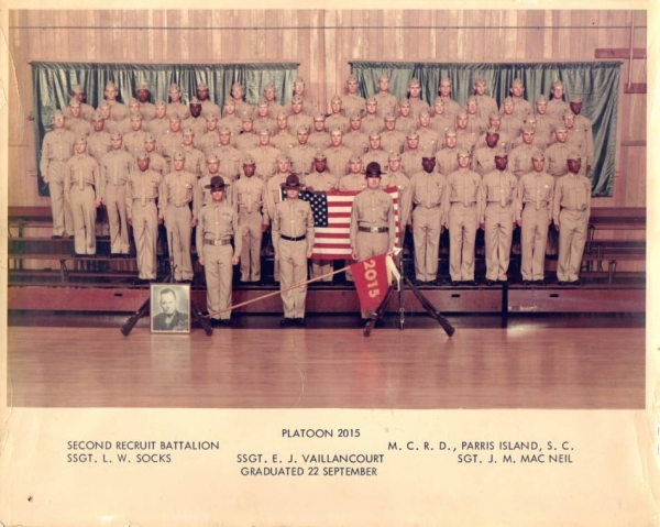 1969,MCRD Parris Island,Platoon 2015