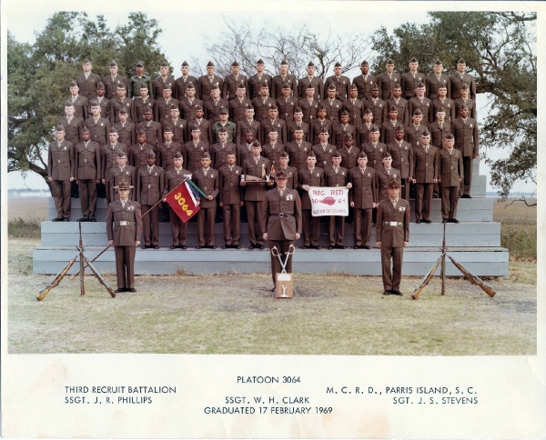 1969,MCRD Parris Island,Platoon 3064
