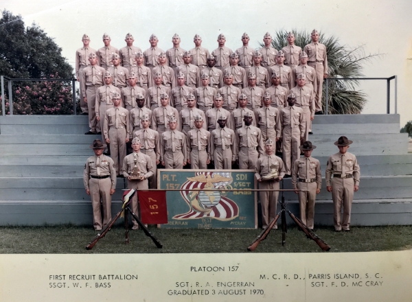 1970,MCRD Parris Island,Platoon 157