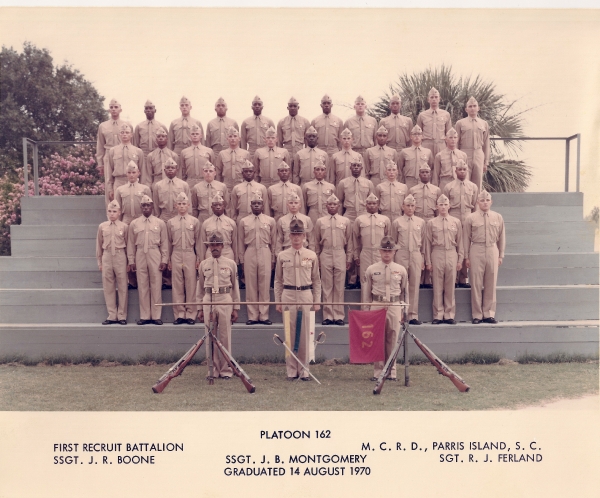 1970,MCRD Parris Island,Platoon 162
